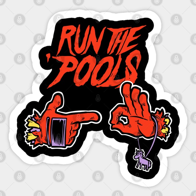 Run the 'Pools Sticker by harebrained